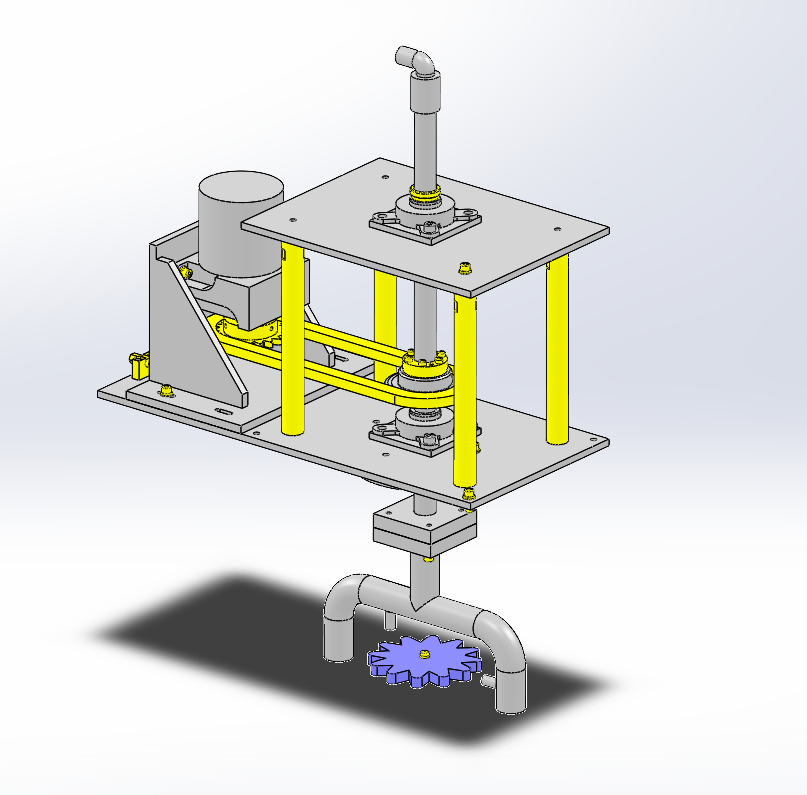 rotary parts washer assembly